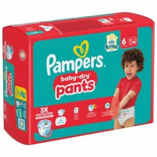 Pampers Baby Dry Pants Gr.6 13-19kg Extra Large (20St Packung)