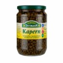 Feinkost Dittmann Kapern Capotes kleinfruchtig 3er Pack (3x720ml Glas) + usy Block