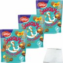 ültje Swavy Salted Caramel Choco, Nuts & More 3er Pack (3x140g Beutel) + usy Block