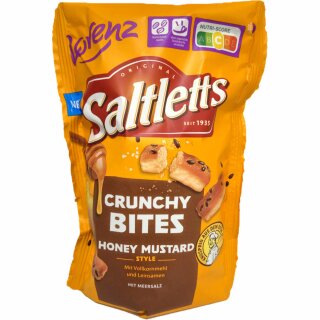 Lorenz Saltletts Crunchy Bites Honey Mustard Style (100g Packung)