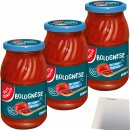 G&G Nudelsauce Bolognese 3er Pack (3x420g Glas) + usy...