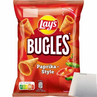Lay’s Bugles Paprika-Style (75g Beutel) + usy Block
