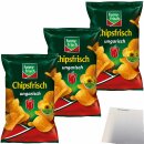 funny-frisch Chipsfrisch ungarisch 3er Pack (3x150g Beutel) + usy Block
