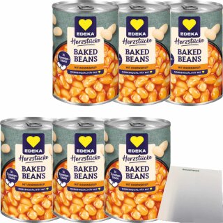 EDEKA gebackene Bohnen mit Ahornsyrup (6x400g Dose ) VPE + usy Block