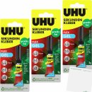 Uhu Sekunden Allesklebergel 3er Pack (3x3g Packung) + usy...