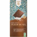 GEPA Bio Grand Chocolat Fleur de Sel Schokoladentafel VPE 2er Pack (20x100g Packung) + usy Block