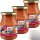 Hofgut Ajvar scharf 3er Pack (3x370ml Glas) + usy Block