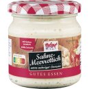Hofgut Sahne Meerrettich 3er Pack (3x190g Glas) + usy Block