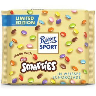 Ritter Sport Smarties Weiße 3er Pack (3x100g Tafel)