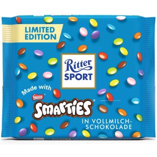Ritter Sport Smarties Vollmilch 3er Pack (3x100g Tafel)