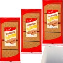 Jeden Tag Zitronen-Waffeln 3er Pack (3x250g Packung) +...