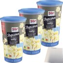 Hofgut Popcorn salzig Becher 3er Pack (3x45g Becher) + usy Block