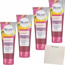 Biore Clear & Bright Peeling 4er Pack (4x100ml Tube)...