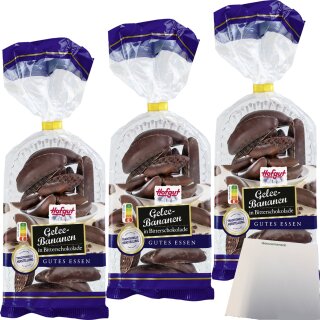 Hofgut Gelee-Bananen 3er Pack (3x175g Beutel) + usy Block