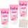 bebe WASCHGEL Normale & Mischhaut 3er Pack (3x150ml Flasche) + usy Block