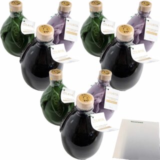 Colavita Olivenöl Extra Vergine Extra natives Olivenöl in Keramik Amphore 3er Pack (3x3x250ml) + usy Block