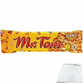Mr.Tom Peanuts (40g Riegel) + usy Block