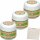 Api-Propolis-Balsam Hautschutzbalsam 3er Pack (3x50ml Tiegel) + usy Block