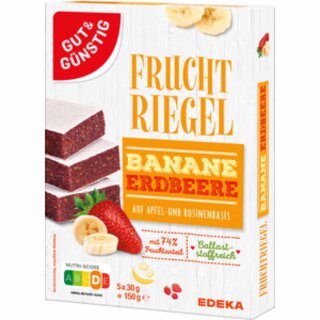 G&G Fruchtschnitte Erdbeer-Banane VPE (14x 5x30g)