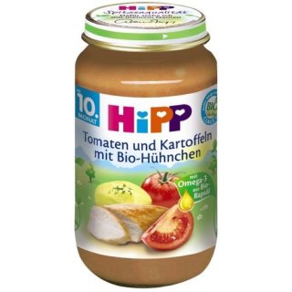 Hipp Tomaten und Kartoffeln mit Bio-Hühnchen, 220g