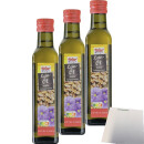 Hofgut Leinöl 3er Pack (3x250ml Flasche) + usy Block