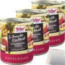 Hofgut 5-Frucht-Cocktail leicht gezuckert 3er Pack...