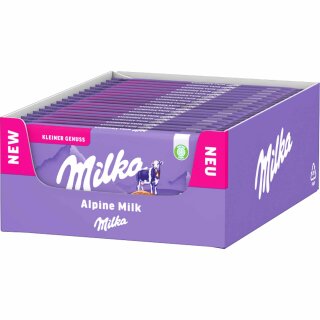 Milka Alpenmilchschokolade (19x45g) Tafel VPE