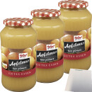 Hofgut Apfelmus 3er Pack (3x720ml, 720g Glas) + usy Block