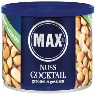 Max MixNuts Geröstet und gesalzen (250g Dose)
