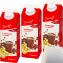 Jeden Tag Traubensaft 100% 3er Pack (3x1l Packung) + usy...