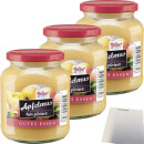 Hofgut Apfelmus 3er Pack (3x370ml Glas) + usy Block