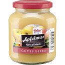 Hofgut Apfelmus 3er Pack (3x370ml Glas) + usy Block