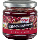 Hofgut Wildpreiselbeeren 3er Pack (3x220g Glas) + usy Block