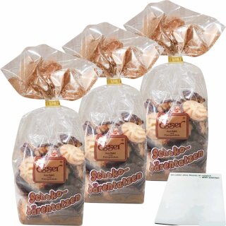 Esser Schokobärentatzen 3er Pack (3x250g) Beutel + usy Block