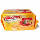 Filinchen Original Knusperbrot 3er Pack (3x75g Packung) + usy Block