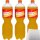 Jeden Tag Orangenlimonade 3er Pack (3x1,5l Flasche) + usy Block