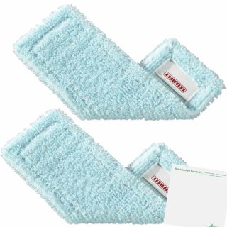 Leifheit Ersatz Wischbezug Profi extra soft 16cm breit, 47cm lang 2er Pack + usy Block