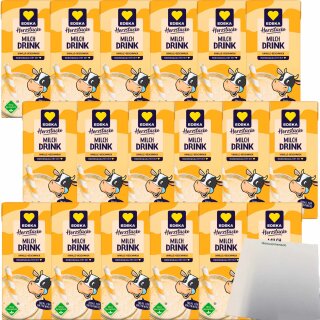 Gut&Günstig Milchdrink Vanille 6er Pack (18x200ml Packung) + usy Block