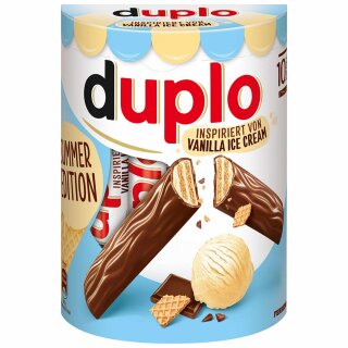 Duplo Vanilla Ice Cream 10 Riegel (182g Packung)