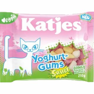 Katjes Yoghurt Gums Sauer (210g Beutel)