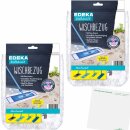EDEKA Wischbezug Duo-Faser/Baumwolle 2er Pack + usy Block