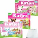 Katjes Die Sauren Frei (3x210g Beutel) + usy Block