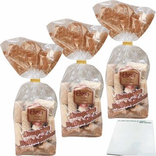 Esser Knusprige Waffelröllchen 3er Pack (3x200g Beutel) + usy Block
