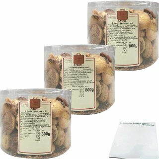 Esser Mini Heidesand 3er Pack (3x800g Runddose) + usy Block