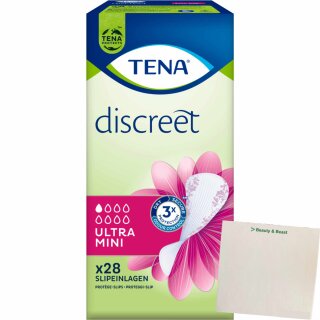 Tena Discreet Ultra Mini 3er Pack (28stk Packung) + usy Block