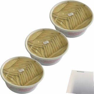 Ahumados Arte Eingelegte Sardellenfilets in Essiglake, weiß, aus Spanien 3er Pack (3x900g Schale) + usy Block