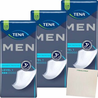 Tena MEN Level 1 3er Pack (24stk Packung) + usy Block