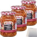 Hofgut Paprikasalat Streifen 3er Pack (3x370ml Glas) + usy Block
