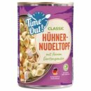 Time Out Hühner Nudeltopf 3er Pack (3x400g Dose) + usy Block