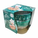 Glade Duftkerze Glitzernde Eisblume Kerze 3er Pack (3x120g Stück) + usy Block